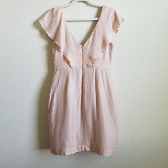 BHLDN Jenny Yoo Collection Silk Blend Gabby Ruffle Dress Size 10 - Picture 9 of 9
